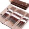 Fine Miniature Paint Brushes – Professional Micro Detail Brush Set for Models, Tabletop Gaming & Fine Art – Portable Travel Case, Acrylic/Watercolor/Oil